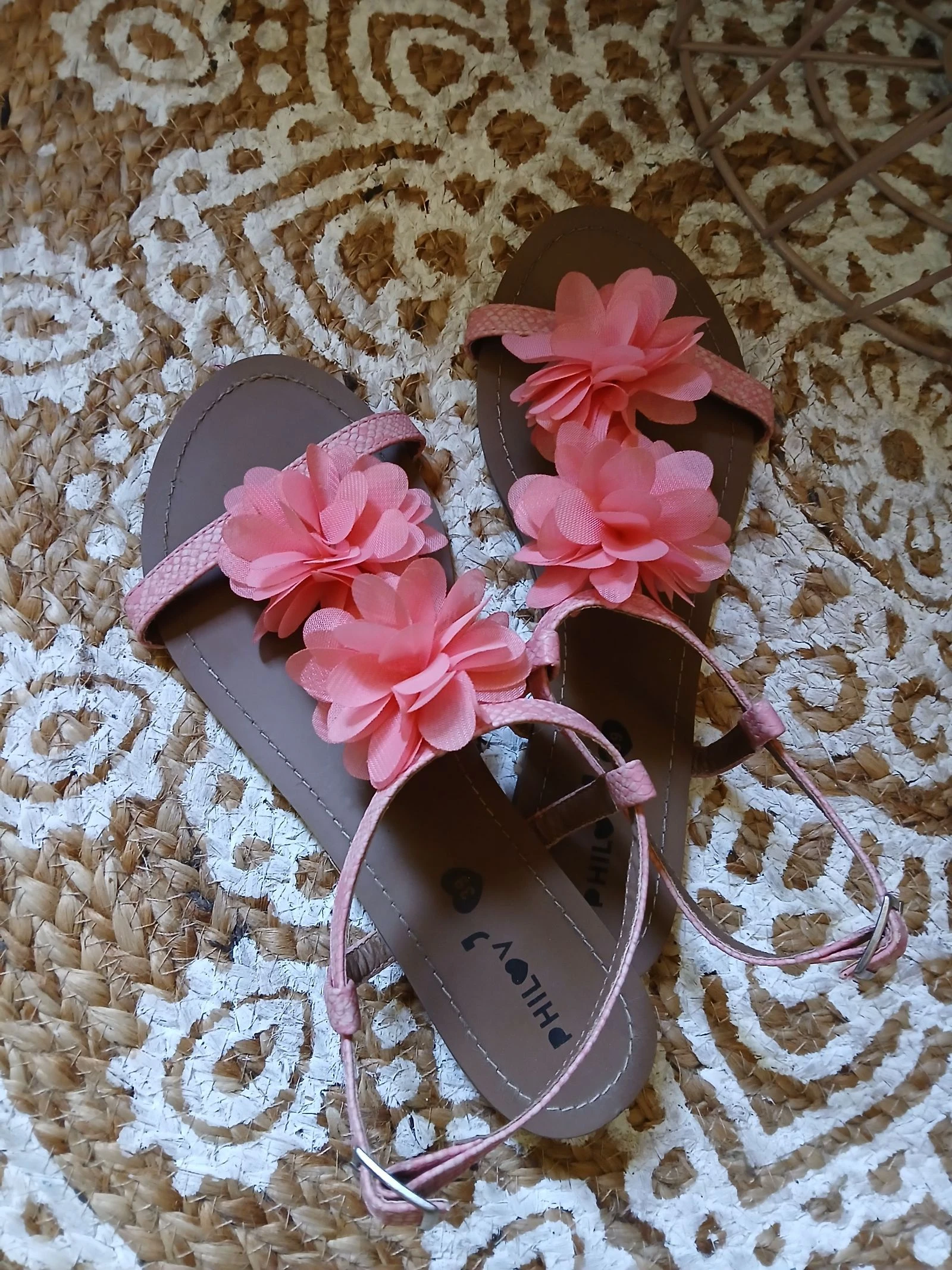 Sandales roses 39 